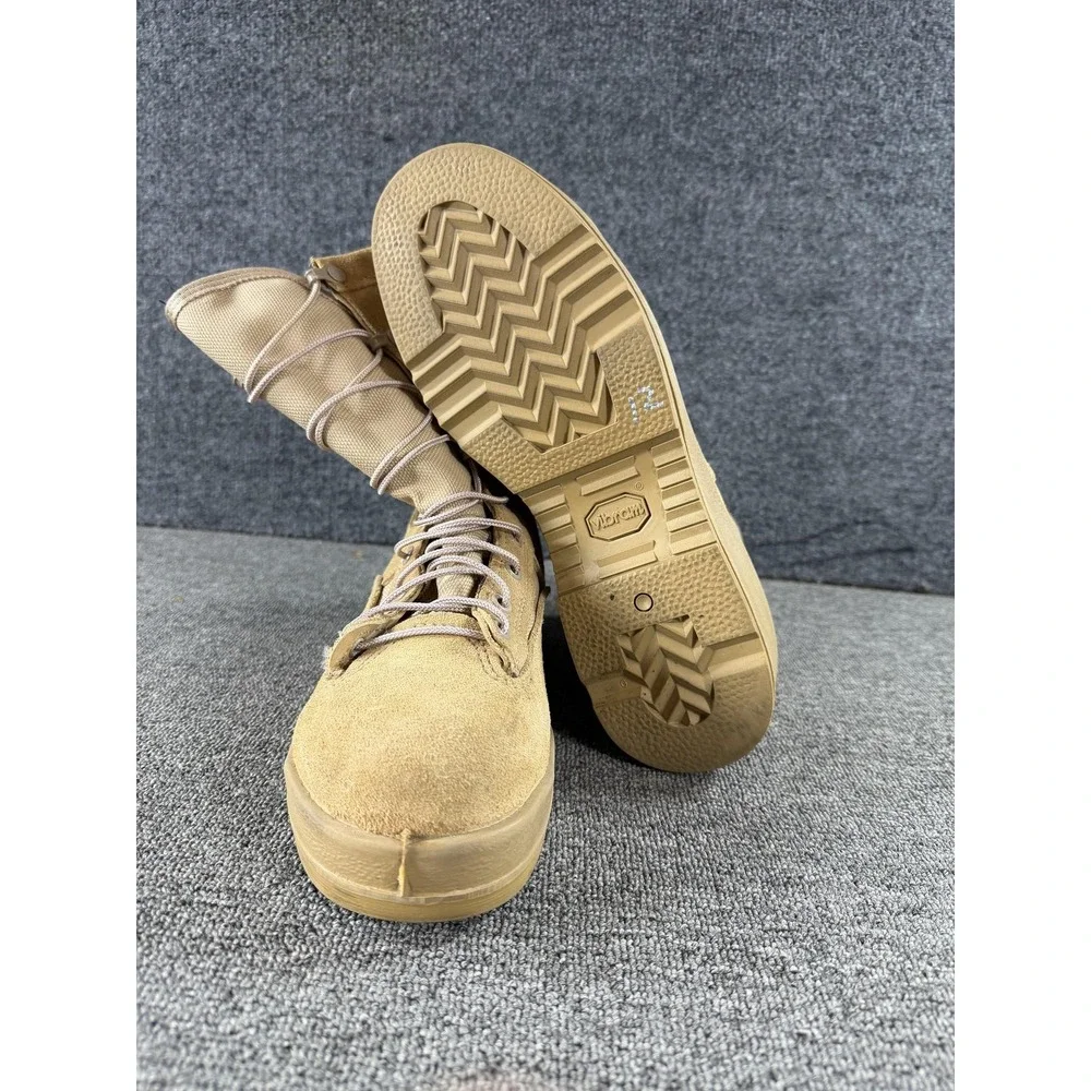 Belleville 330 DES ST Boots Mens 8.5 Beige Brown Suede Combat Work Vibram